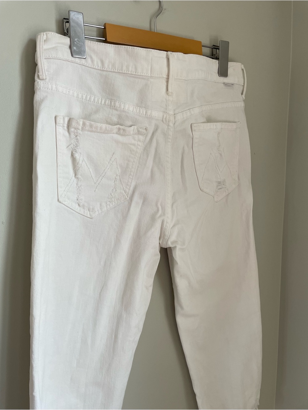 Mother Superior Almost Saint High Rise Distressed Jeans Size 27 Casual Summer - Picture 8 of 16